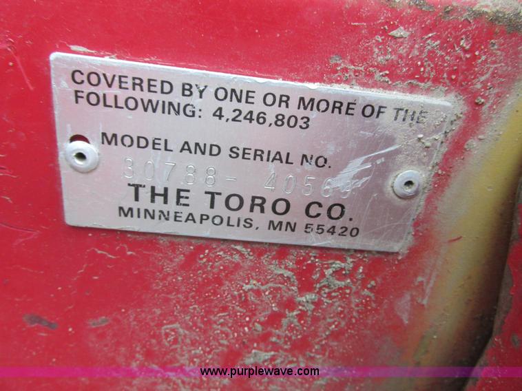 image for item L3831 Toro Groundsmasters 325-D lawn mower