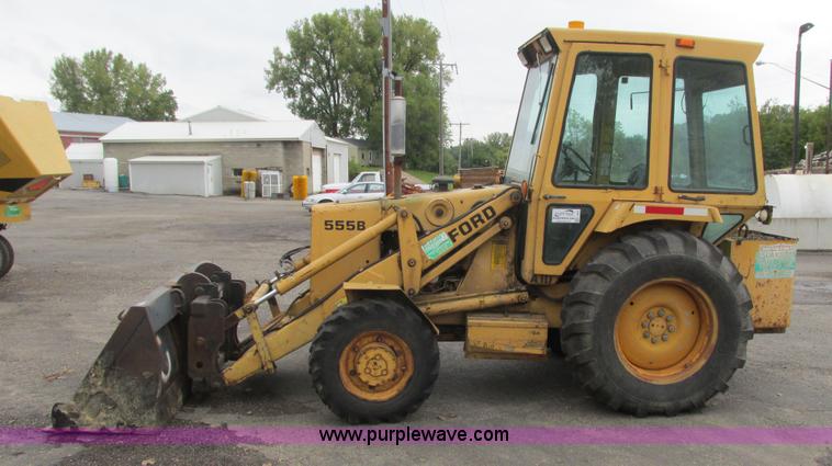 image for item L3834 Ford 555B landscape tractor