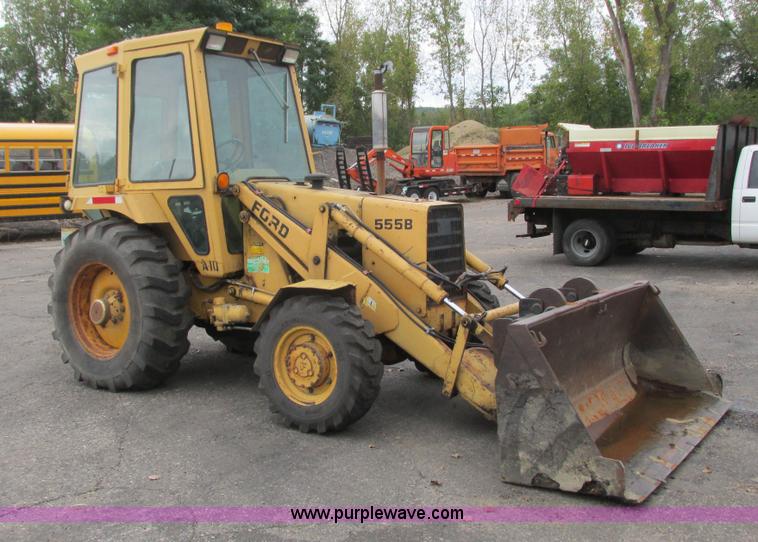 image for item L3834 Ford 555B landscape tractor