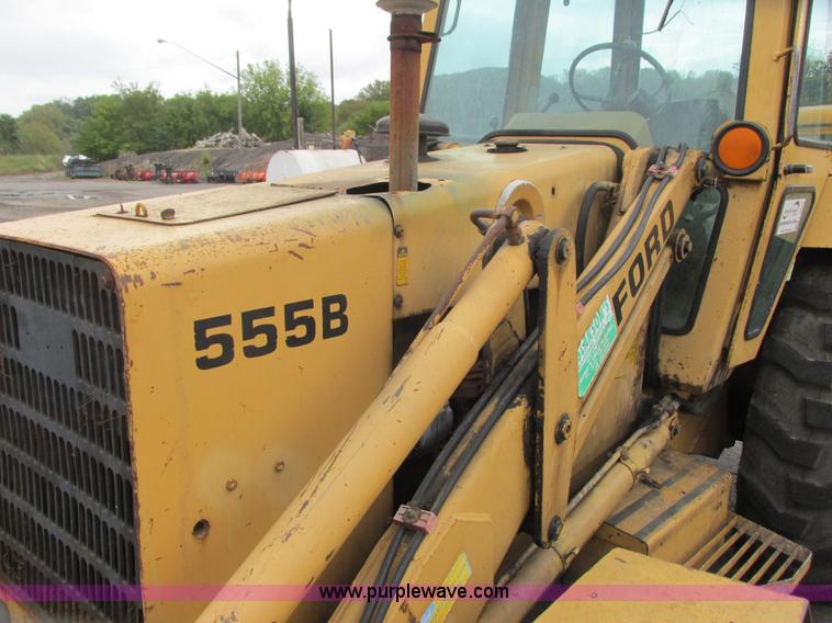 image for item L3834 Ford 555B landscape tractor