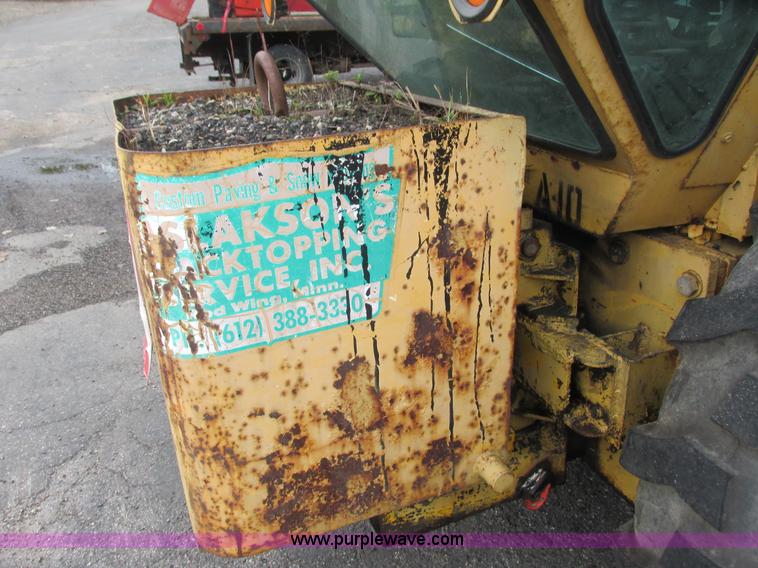 image for item L3834 Ford 555B landscape tractor