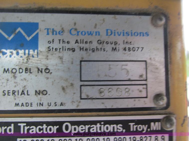 image for item L3834 Ford 555B landscape tractor