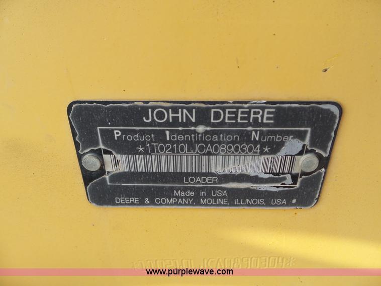 image for item L5111 2010 John Deere 210LJ landscape loader