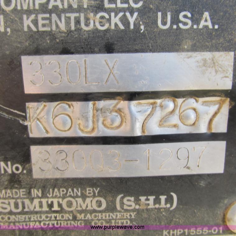 image for item L5286 2003 Link Belt 330 LX excavator