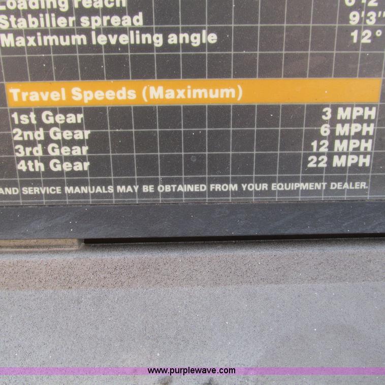 image for item L5292 1987 Case 580K backhoe