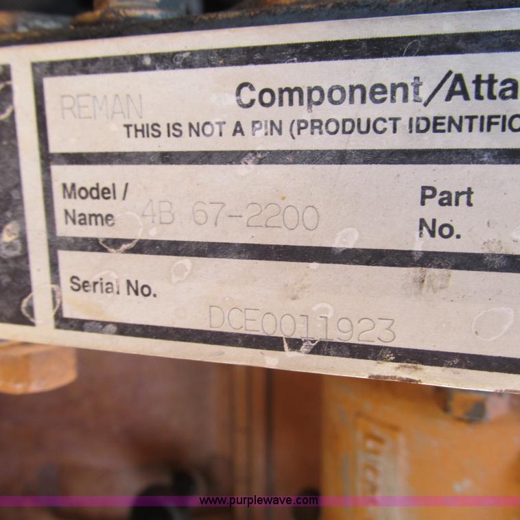 image for item L5292 1987 Case 580K backhoe