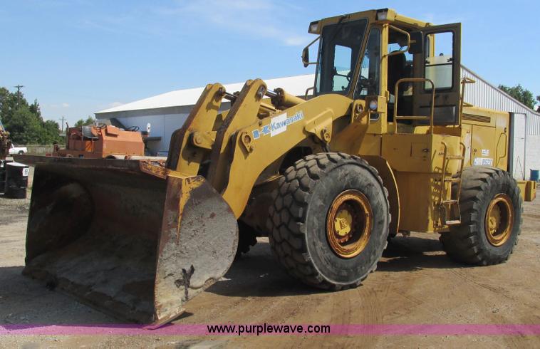 image for item L5294 1990 Kawasaki 85Z II wheel loader