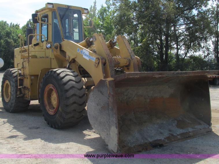image for item L5294 1990 Kawasaki 85Z II wheel loader