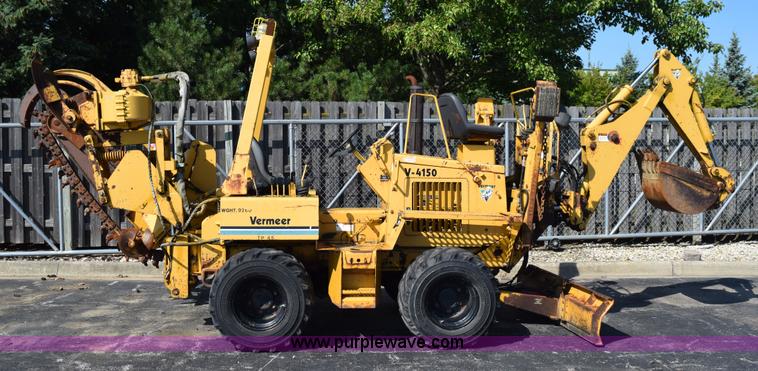 image for item L5900 1995 Vermeer V4150 trencher