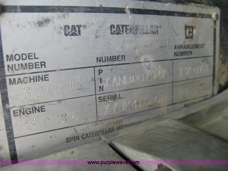 image for item L6363 2001 Caterpillar 320C L excavator