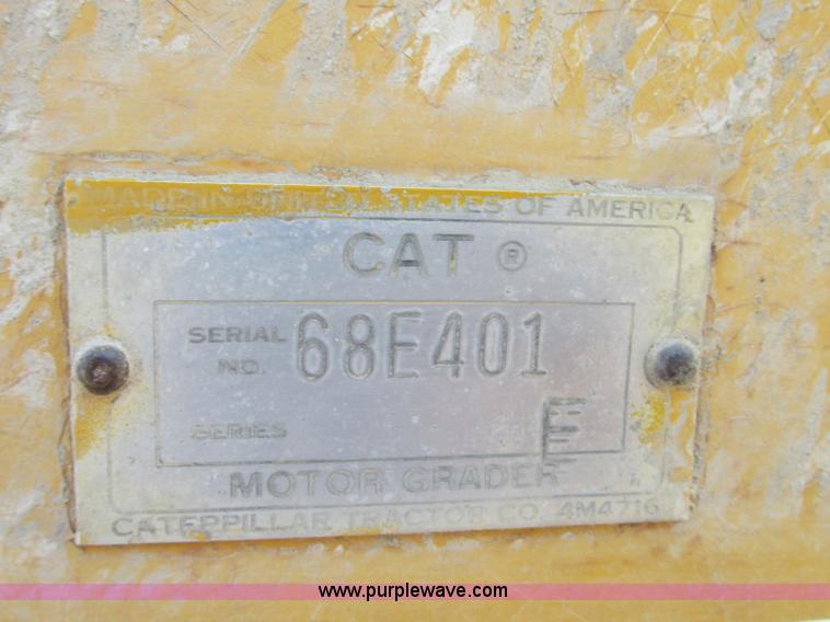 image for item R9468 1961 Caterpillar 112 Series E rigid frame motor grader