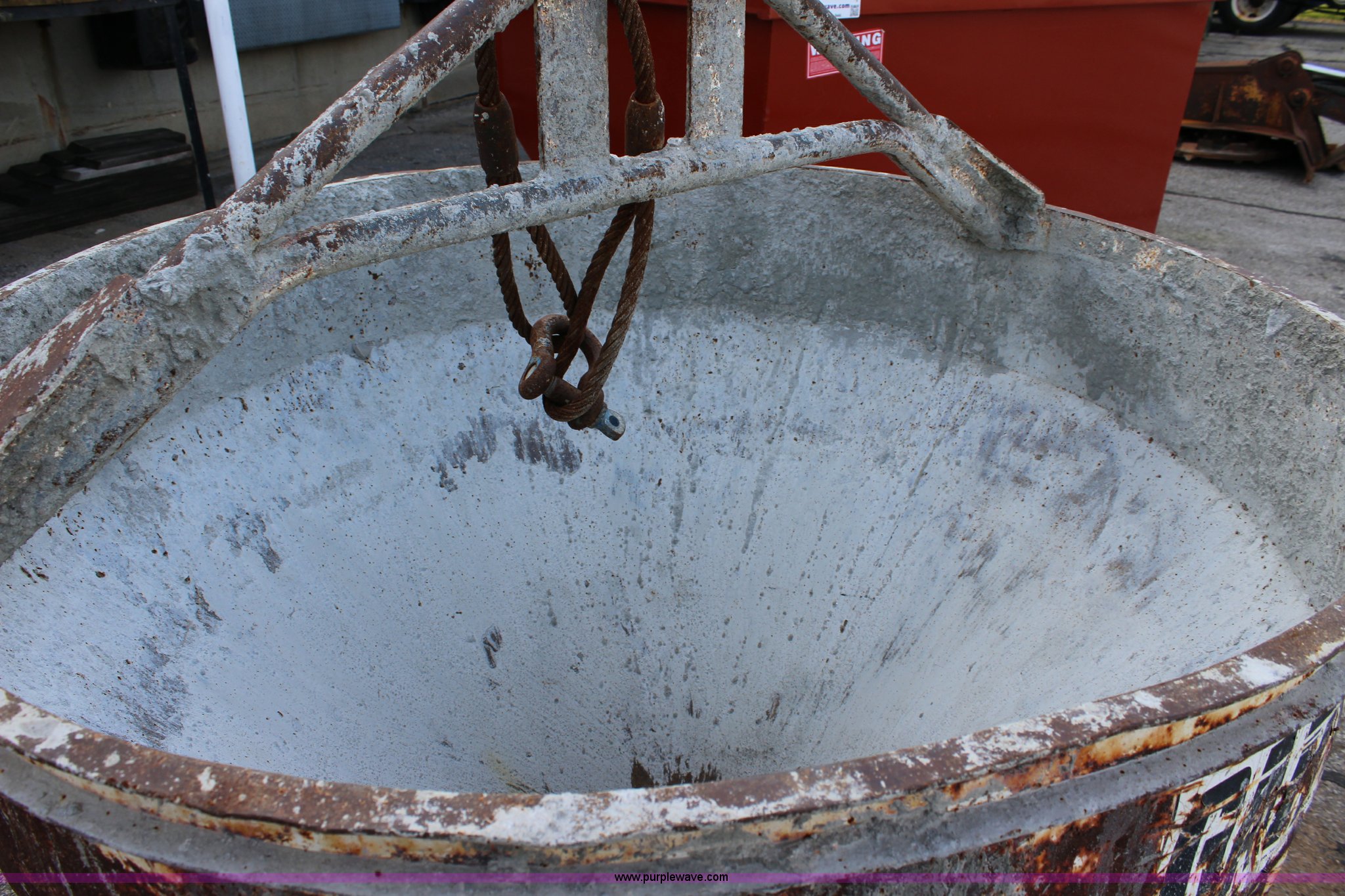 Garbro concrete hopper in Olathe, KS Item J3741 sold Purple Wave