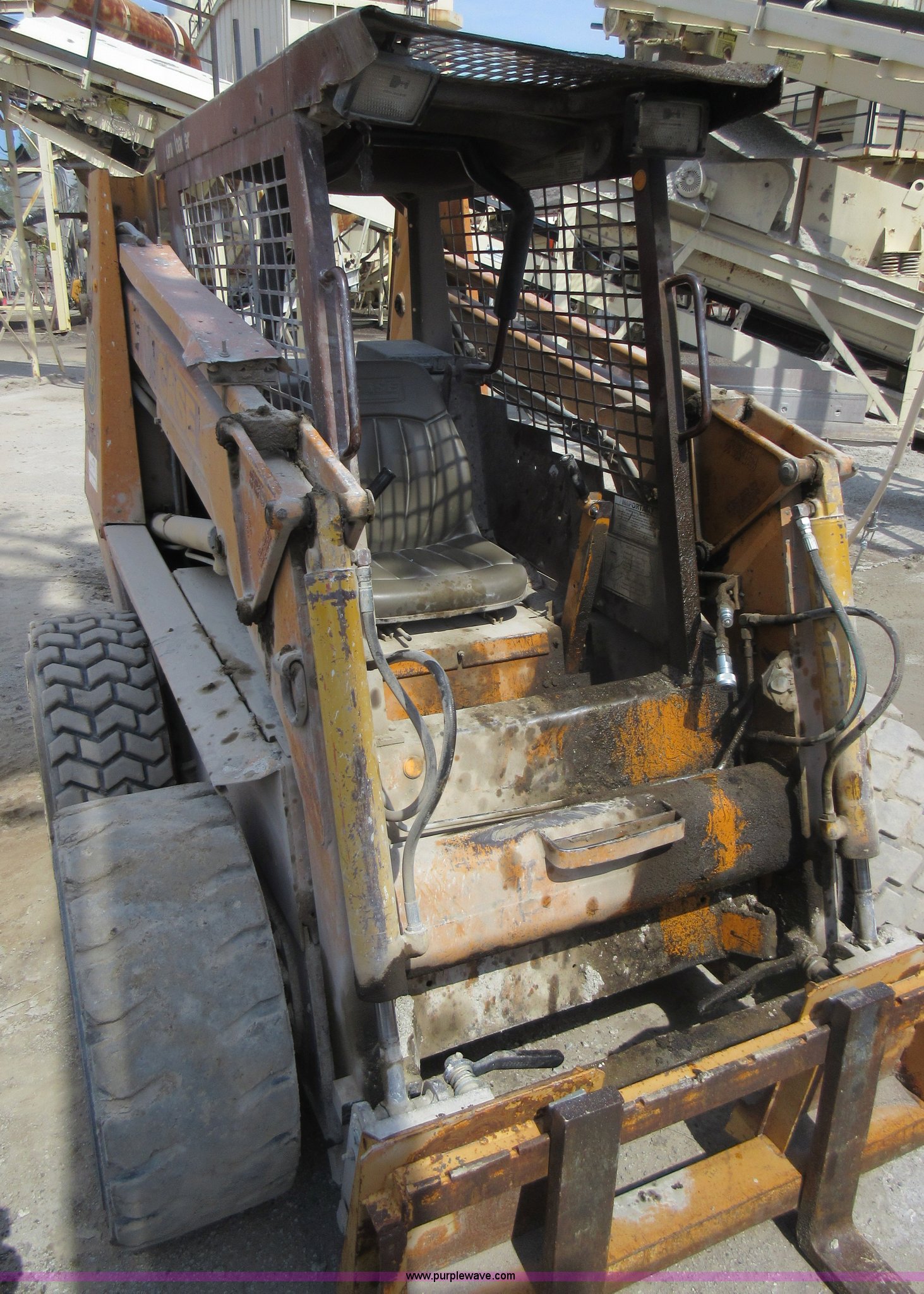 Case 1845C skid steer in Kansas City, MO Item J8667 sold Purple Wave