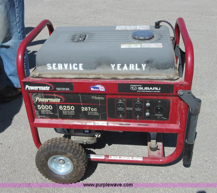 image for item BB9202 Powermate 5000 generator