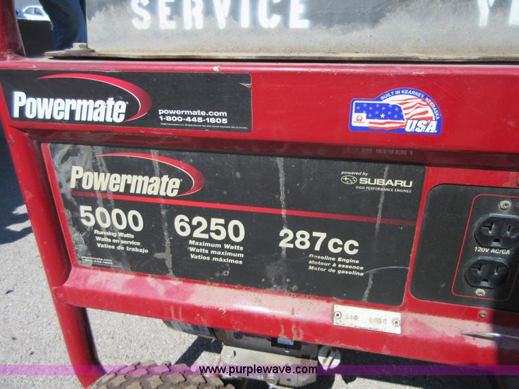 image for item BB9202 Powermate 5000 generator