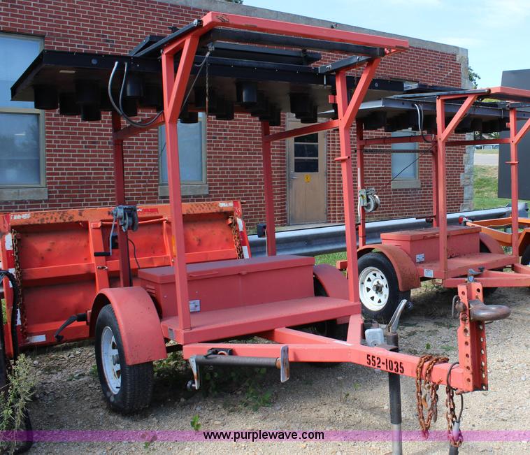 2005 VerMac arrow board trailer in Topeka, KS Item BB9284 sold