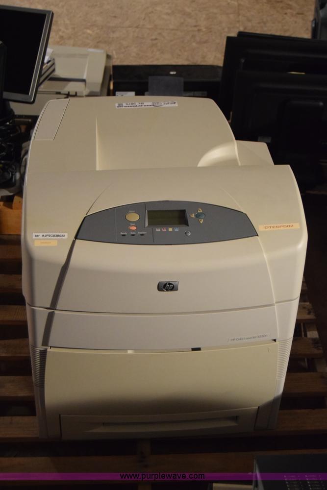 image for item BL9875 HP Color LaserJet 5550N printer