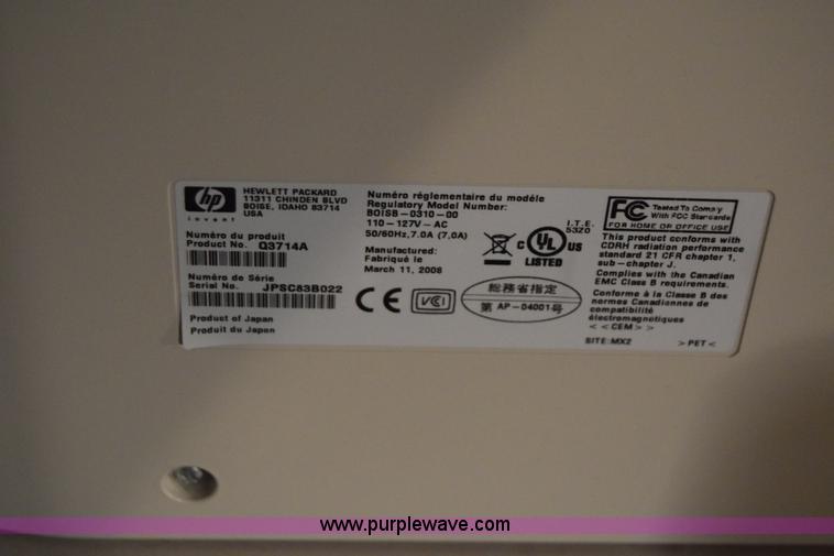 image for item BL9875 HP Color LaserJet 5550N printer