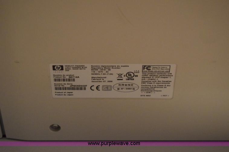 image for item BL9877 HP Color Laser Jet 5550N