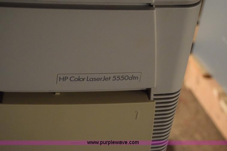 image for item BL9878 HP Color Laser Jet 5550DTN printer