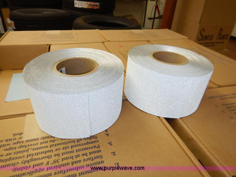image for item BT9646 (128) rolls of white temporary pavement marking tape