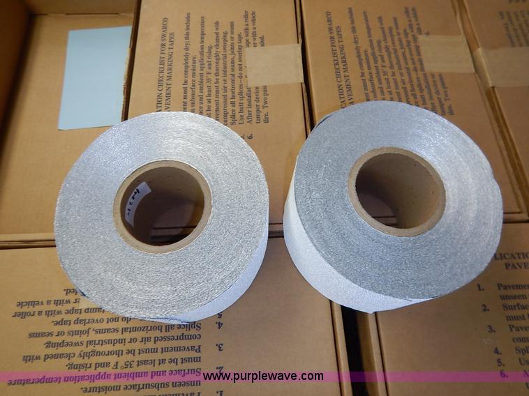 image for item BT9646 (128) rolls of white temporary pavement marking tape