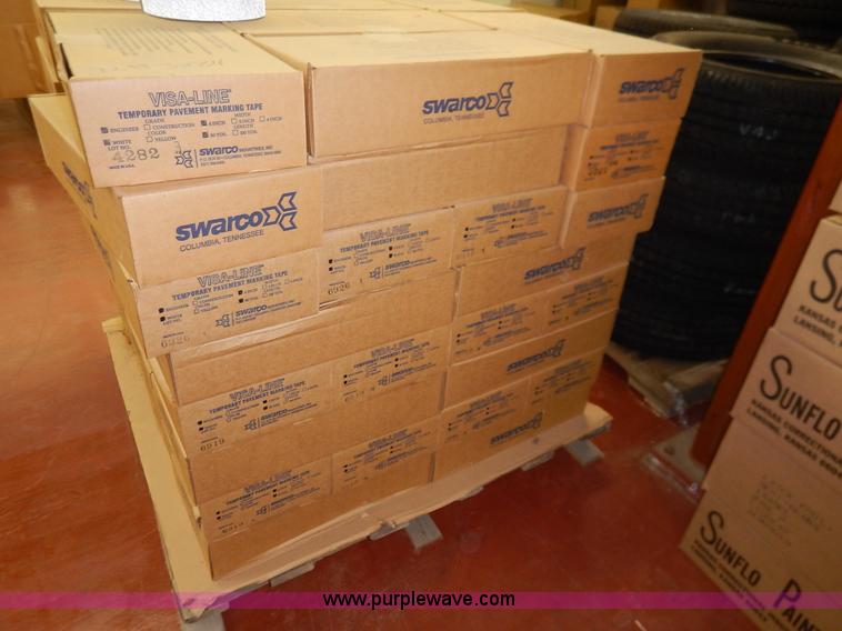 image for item BT9646 (128) rolls of white temporary pavement marking tape