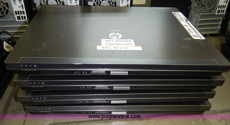 image for item BT9652 (4) HP 8740W laptops