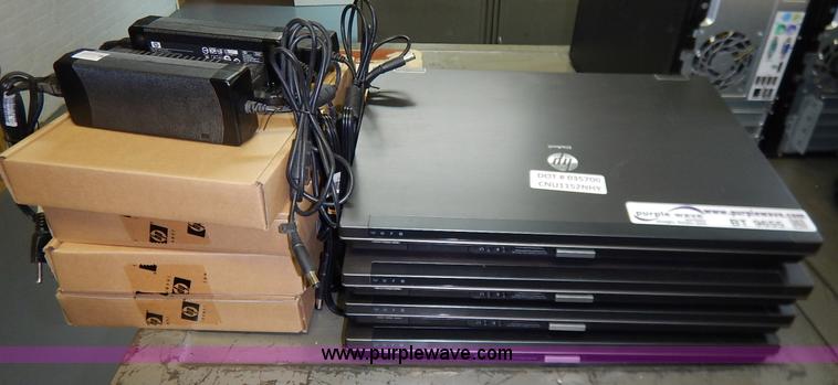 image for item BT9655 (4) HP 8740W laptops