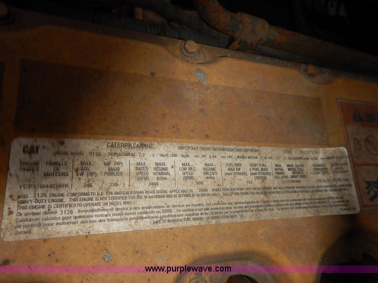 image for item K1665 2001 Sterling LP7500 dump truck