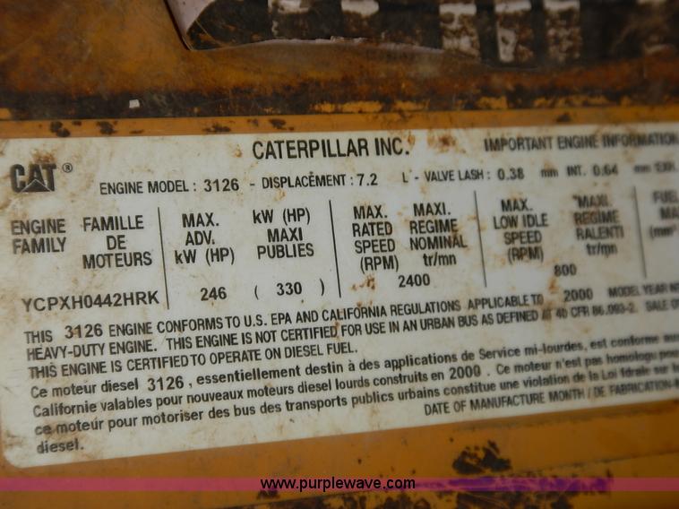 image for item K1670 2001 Sterling LP7500 dump truck