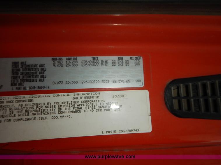 image for item K1673 2001 Sterling LP7500 dump truck