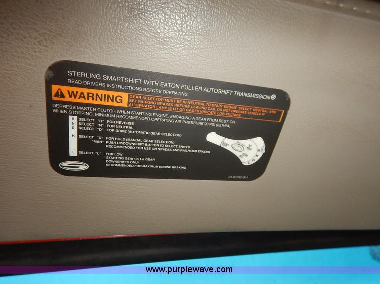 image for item K1678 2001 Sterling LT7500 dump truck