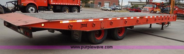 image for item K1683 1998 Landoll 345B tilt deck trailer