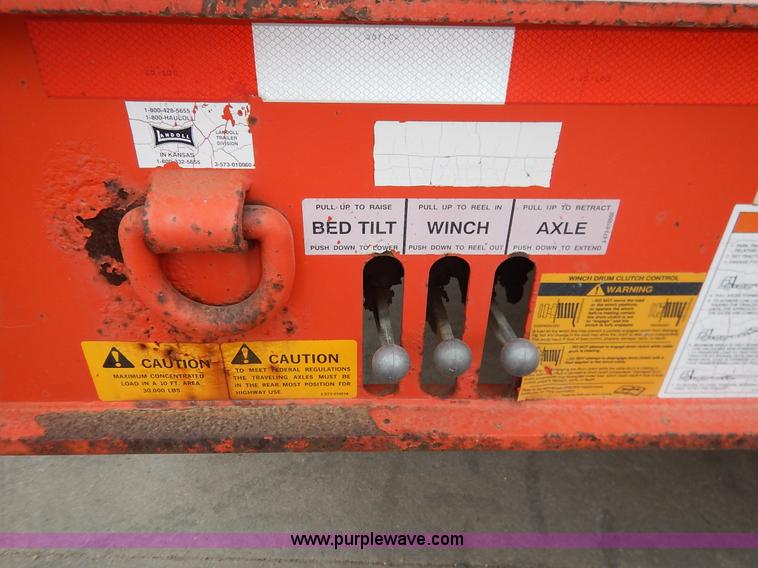 image for item K1683 1998 Landoll 345B tilt deck trailer