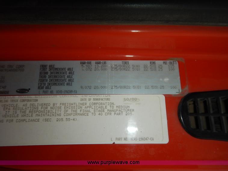 image for item K1691 2001 Sterling LT7500 dump truck