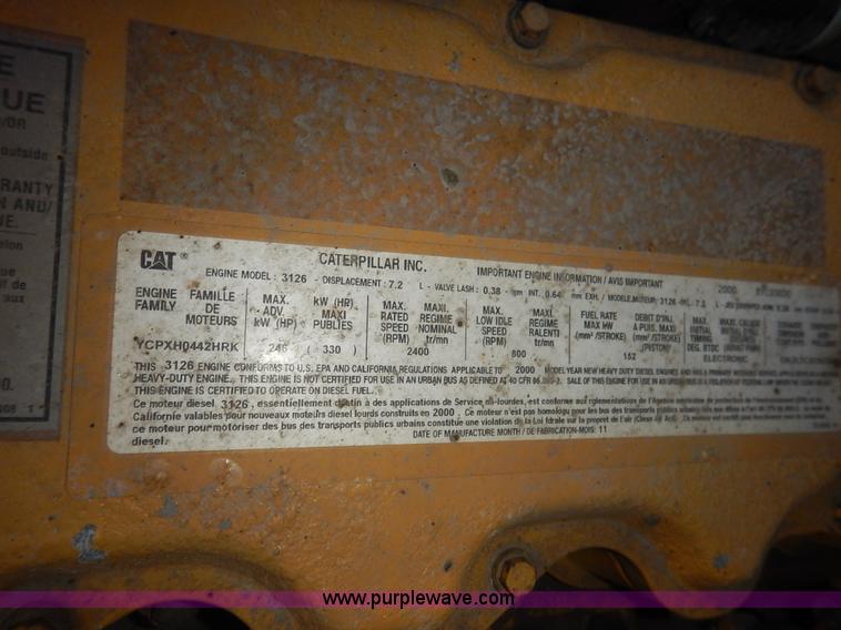 image for item K1707 2001 Sterling LT7501 dump truck