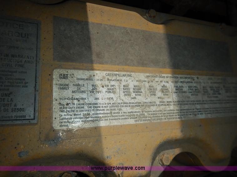 image for item K1713 2001 Sterling LT7501 dump truck