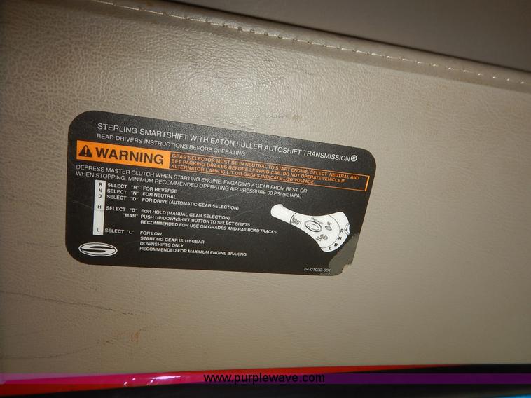 image for item K1717 2002 Sterling LT7501 dump truck