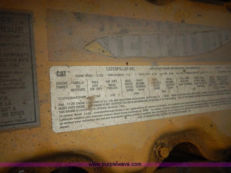 image for item K1734 2001 Sterling LT7500 dump truck