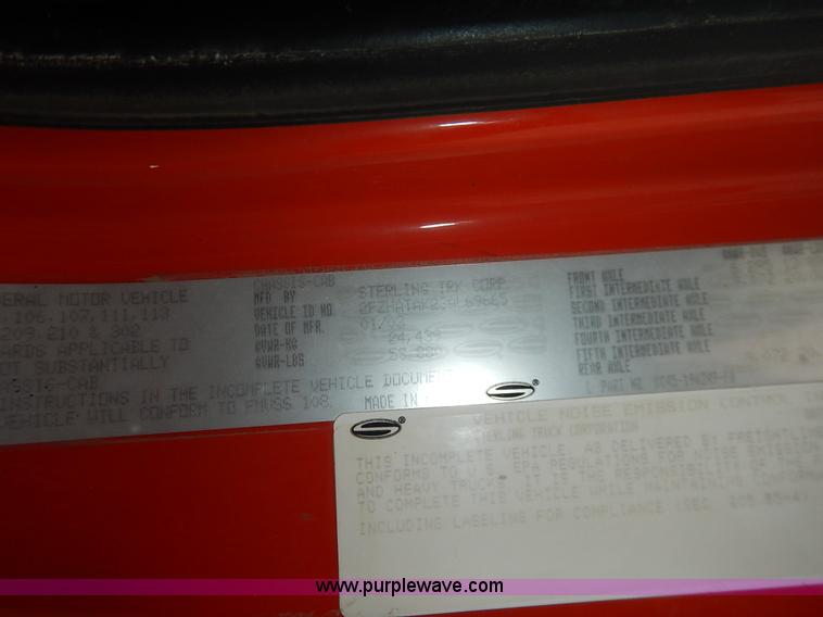 image for item L2491 2003 Sterling LT7500 dump truck