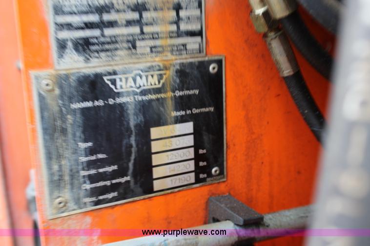 image for item L2497 1999 Hamm DV6K combination roller