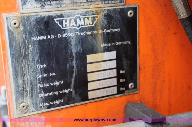 image for item L2497 1999 Hamm DV6K combination roller