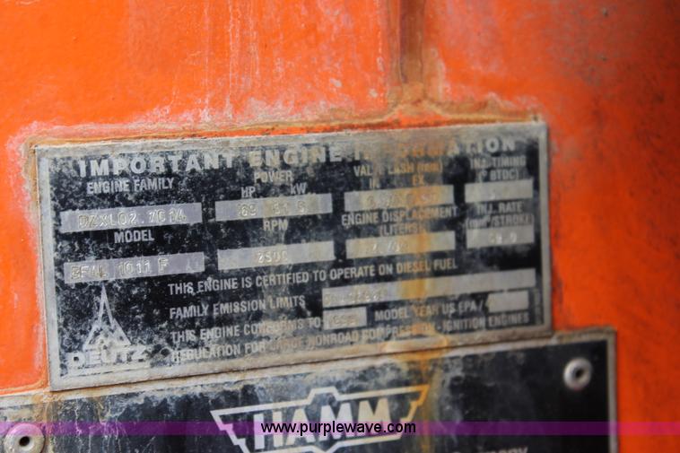 image for item L2497 1999 Hamm DV6K combination roller