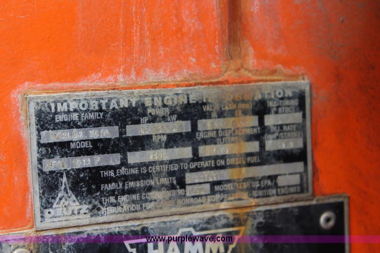 image for item L2497 1999 Hamm DV6K combination roller