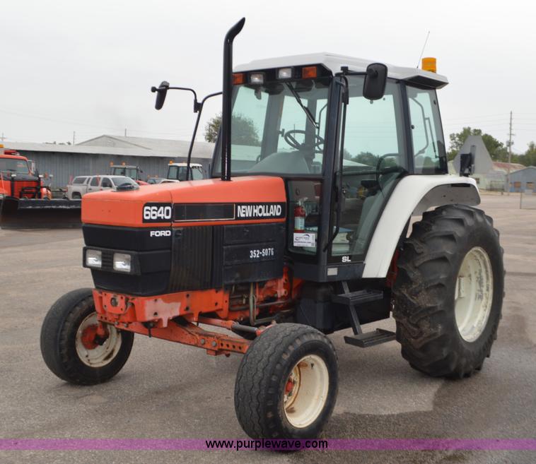 image for item L6392 1997 Ford New Holland 6640SL tractor