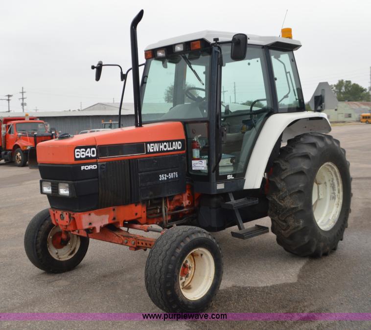 image for item L6392 1997 Ford New Holland 6640SL tractor