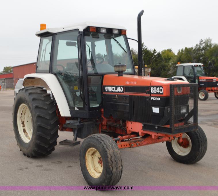 image for item L6393 1997 Ford New Holland 6640SL tractor