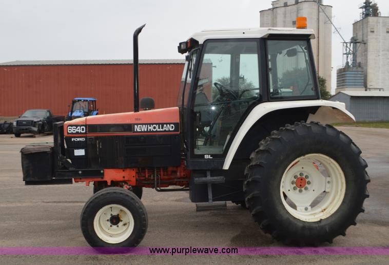 image for item L6395 1998 Ford New Holland 6640SL tractor