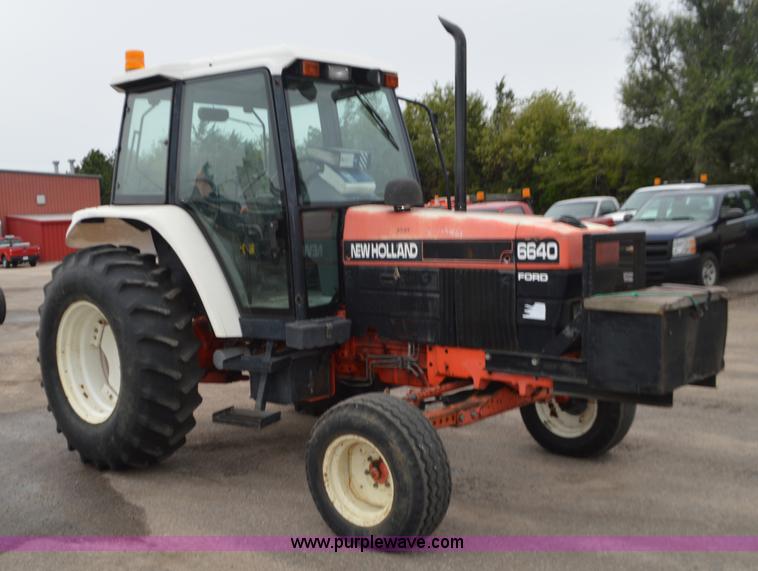 image for item L6395 1998 Ford New Holland 6640SL tractor